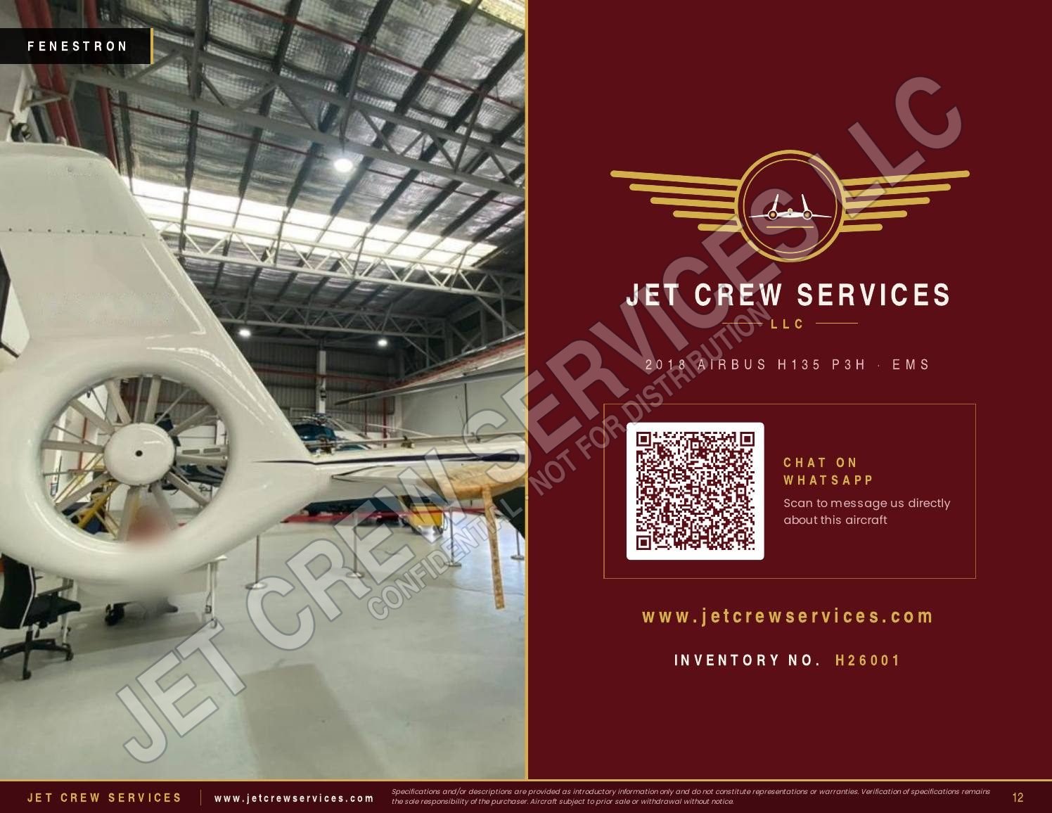 2018 Airbus H135 P3H specification, page 12 of 12
