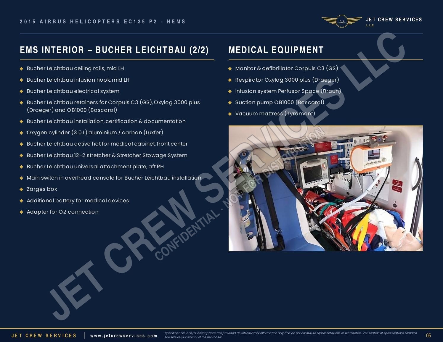 2015 Airbus EC135 P2 specification, page 5 of 7