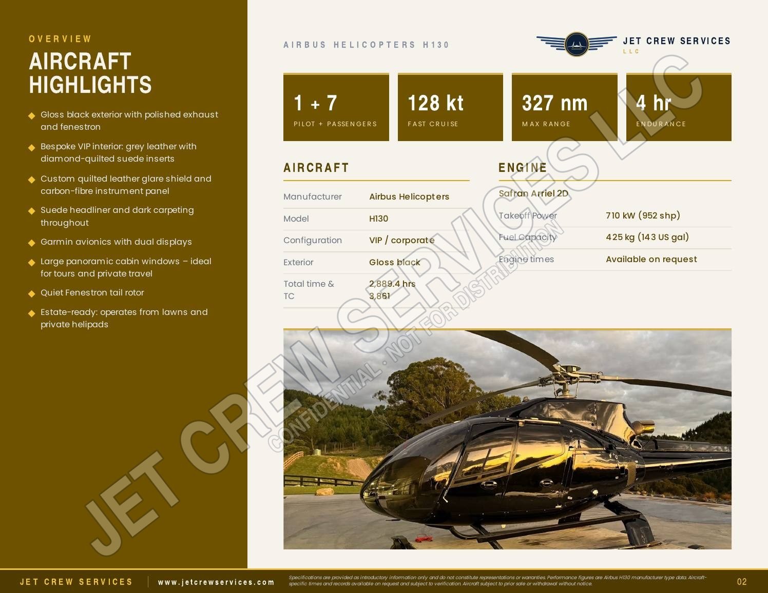 2007 Airbus H130 specification, page 2 of 9