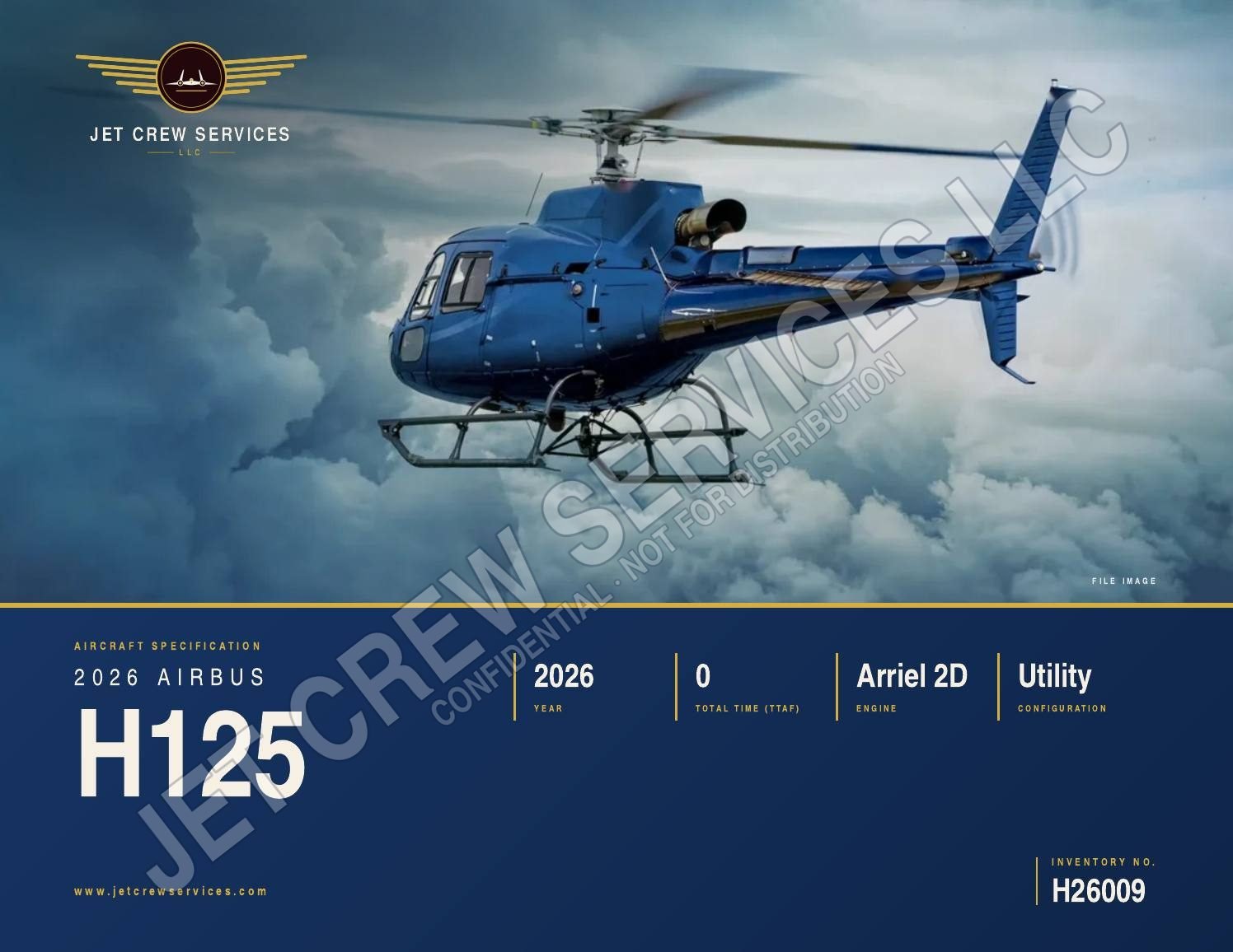 2026 Airbus H125 specification, page 1 of 4