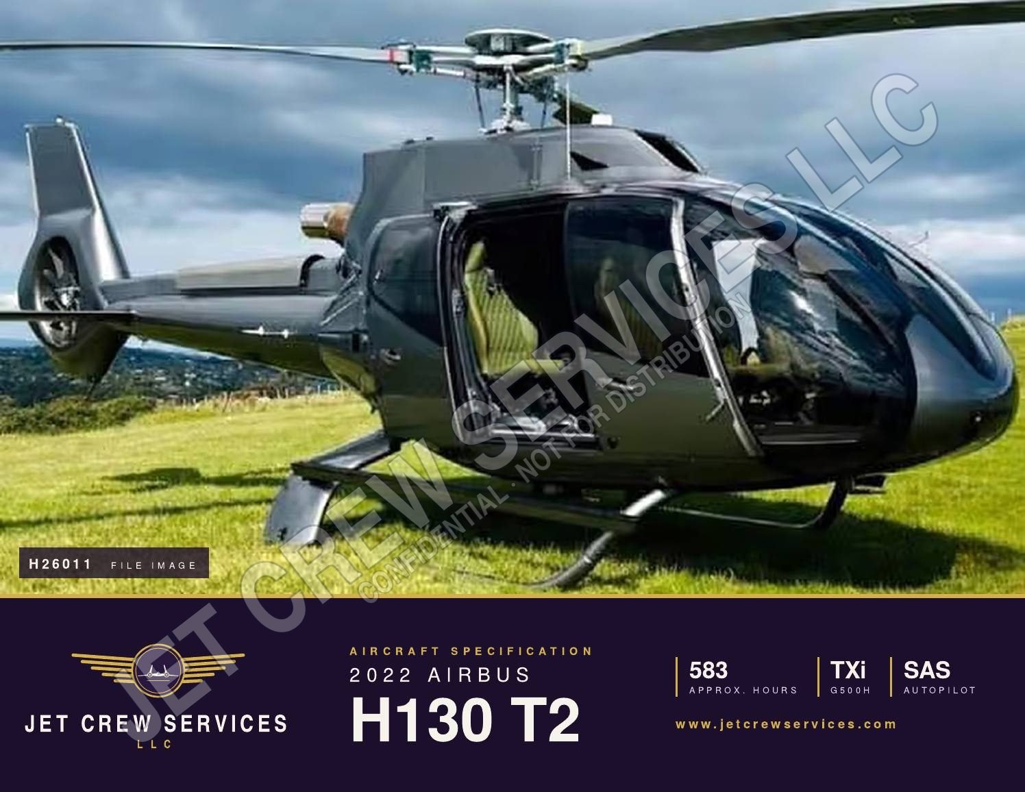 2022 Airbus H130 T2 specification, page 1 of 4