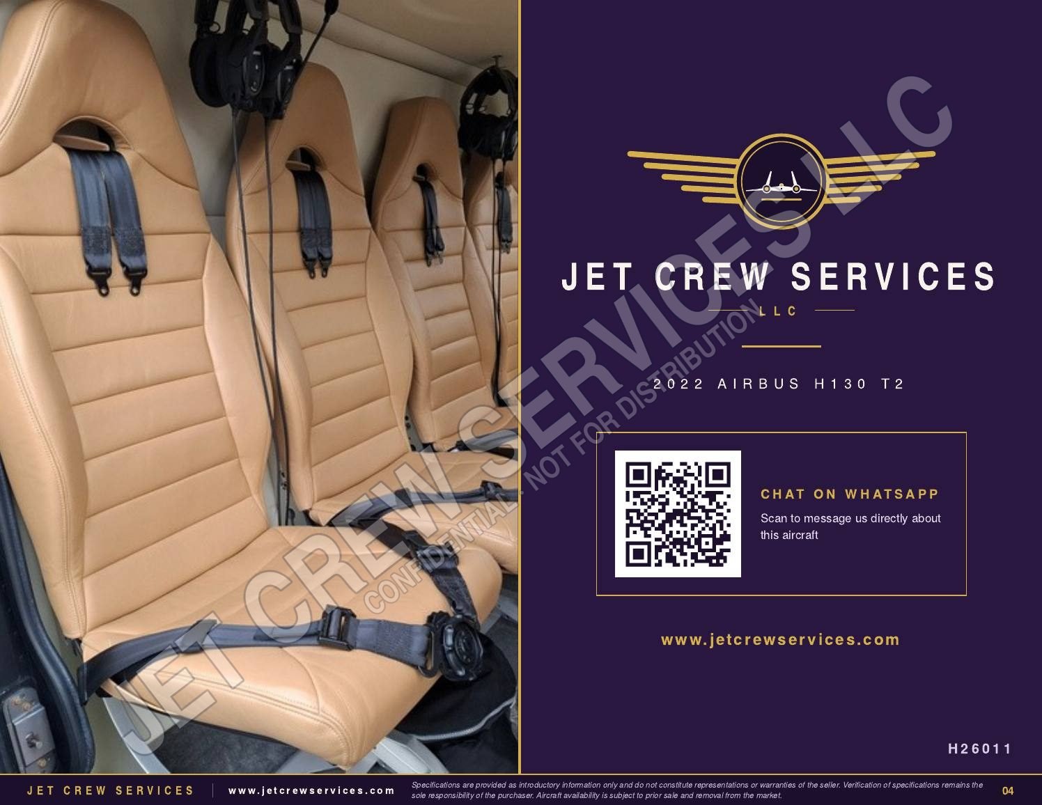 2022 Airbus H130 T2 specification, page 4 of 4