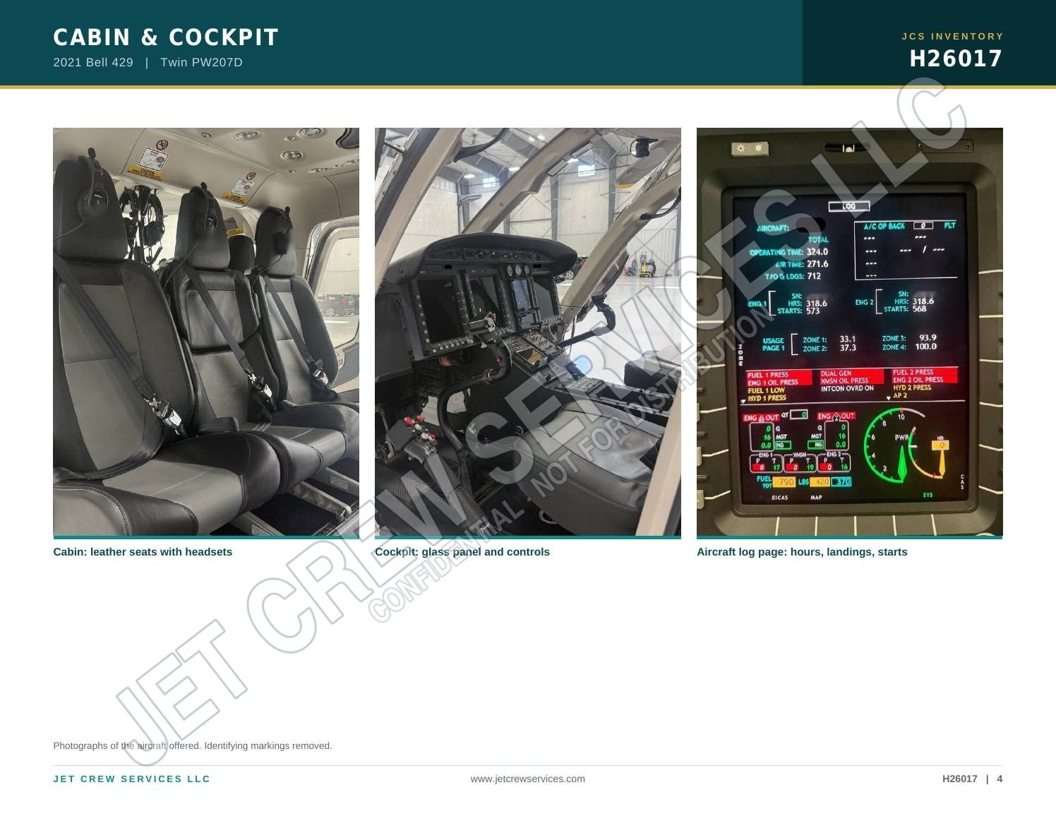 2021 Bell 429 specification, page 4 of 5