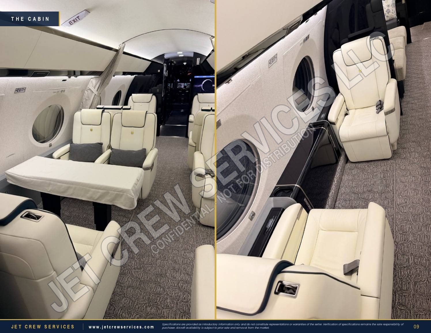 2015 Gulfstream G650ER specification, page 9 of 11