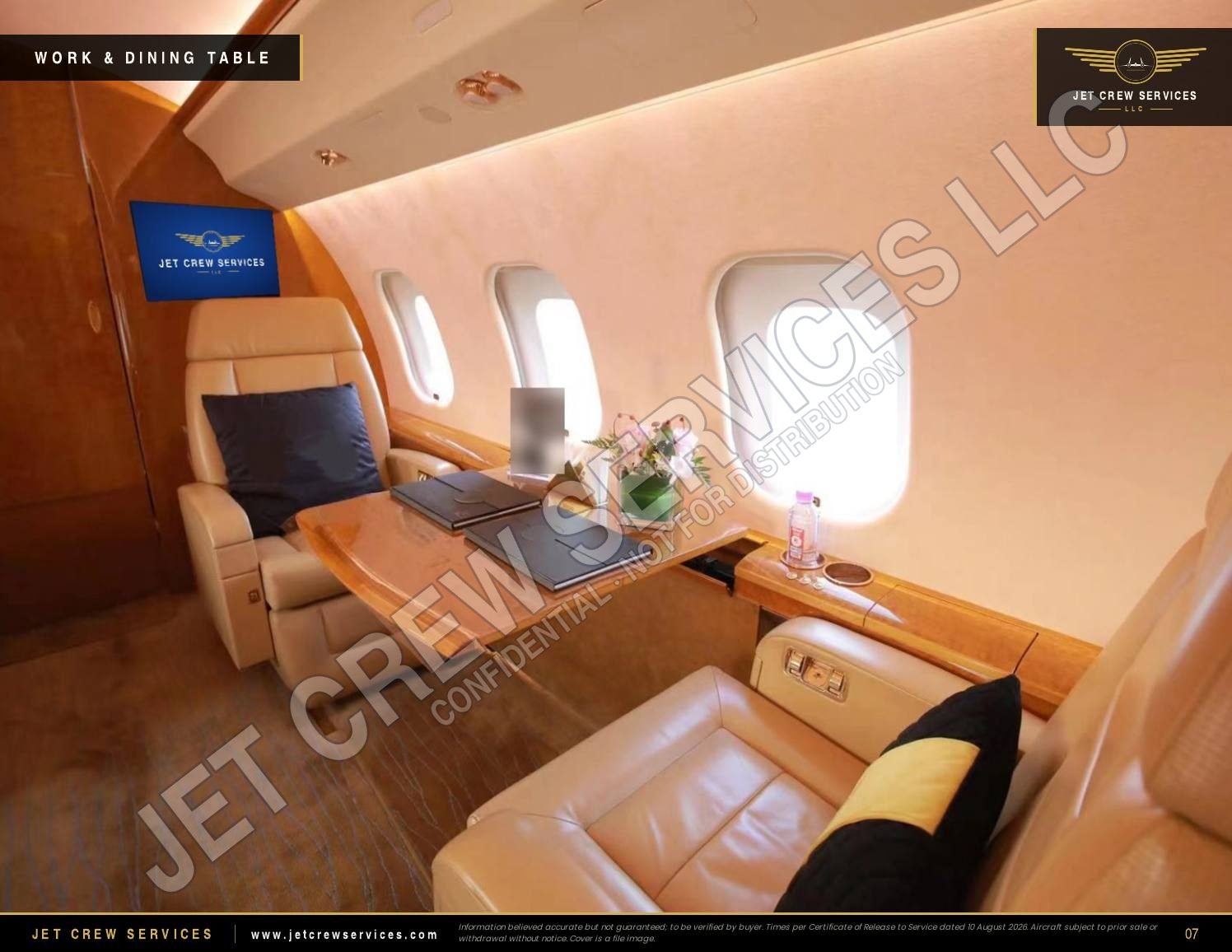 2010 Bombardier Global XRS specification, page 7 of 14