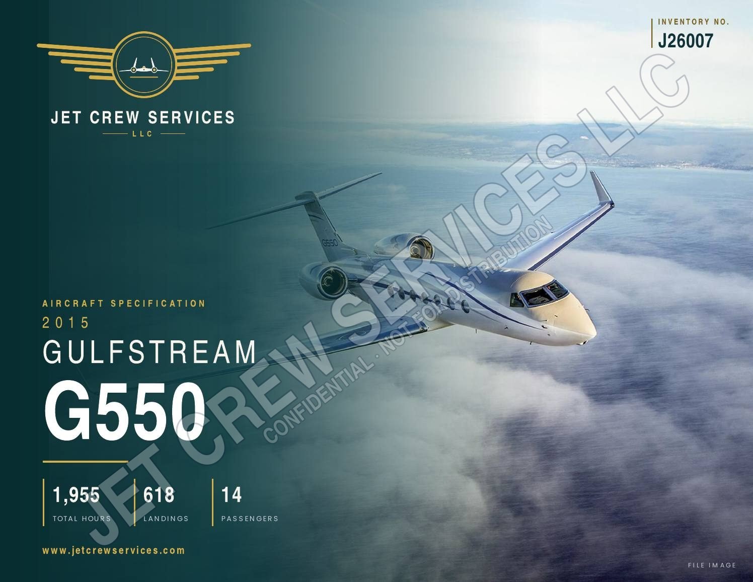 2015 Gulfstream G550 specification, page 1 of 11