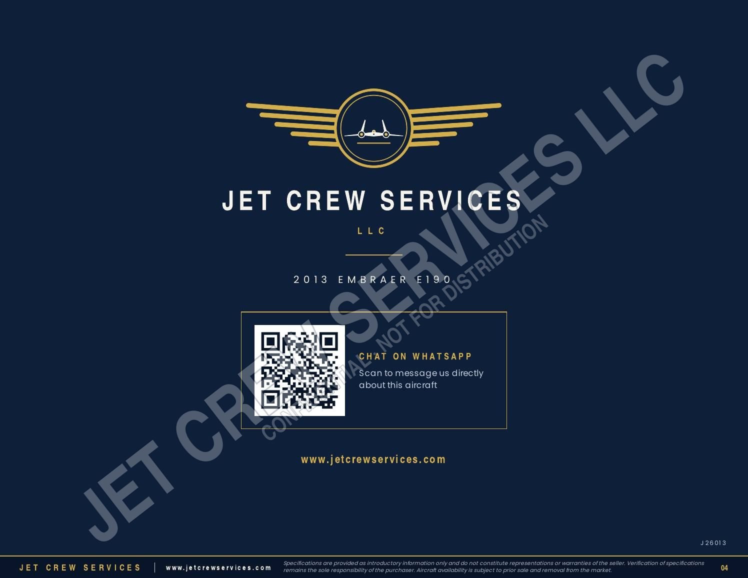 2013 Embraer E190 specification, page 4 of 4