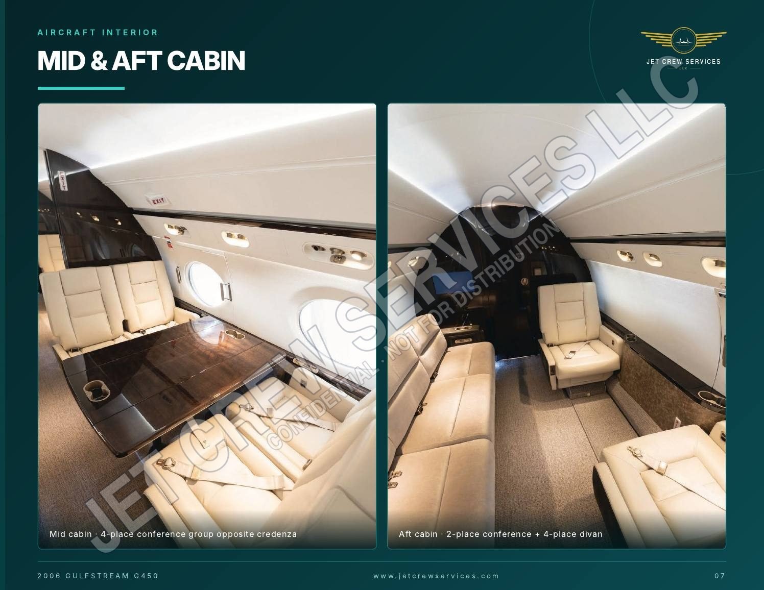 2006 Gulfstream G450 specification, page 7 of 10