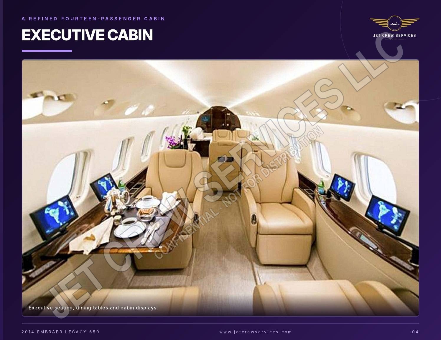 2014 Embraer Legacy 650 specification, page 4 of 9
