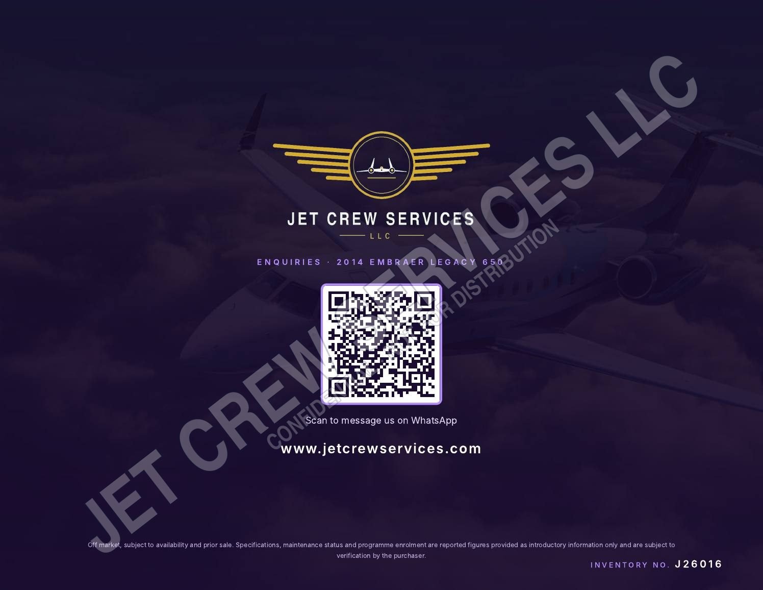 2014 Embraer Legacy 650 specification, page 9 of 9
