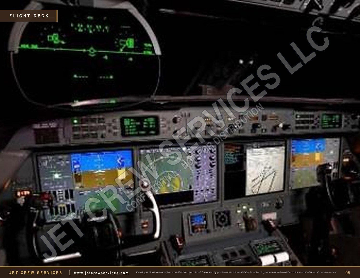 2006 Gulfstream G550 specification, page 5 of 9