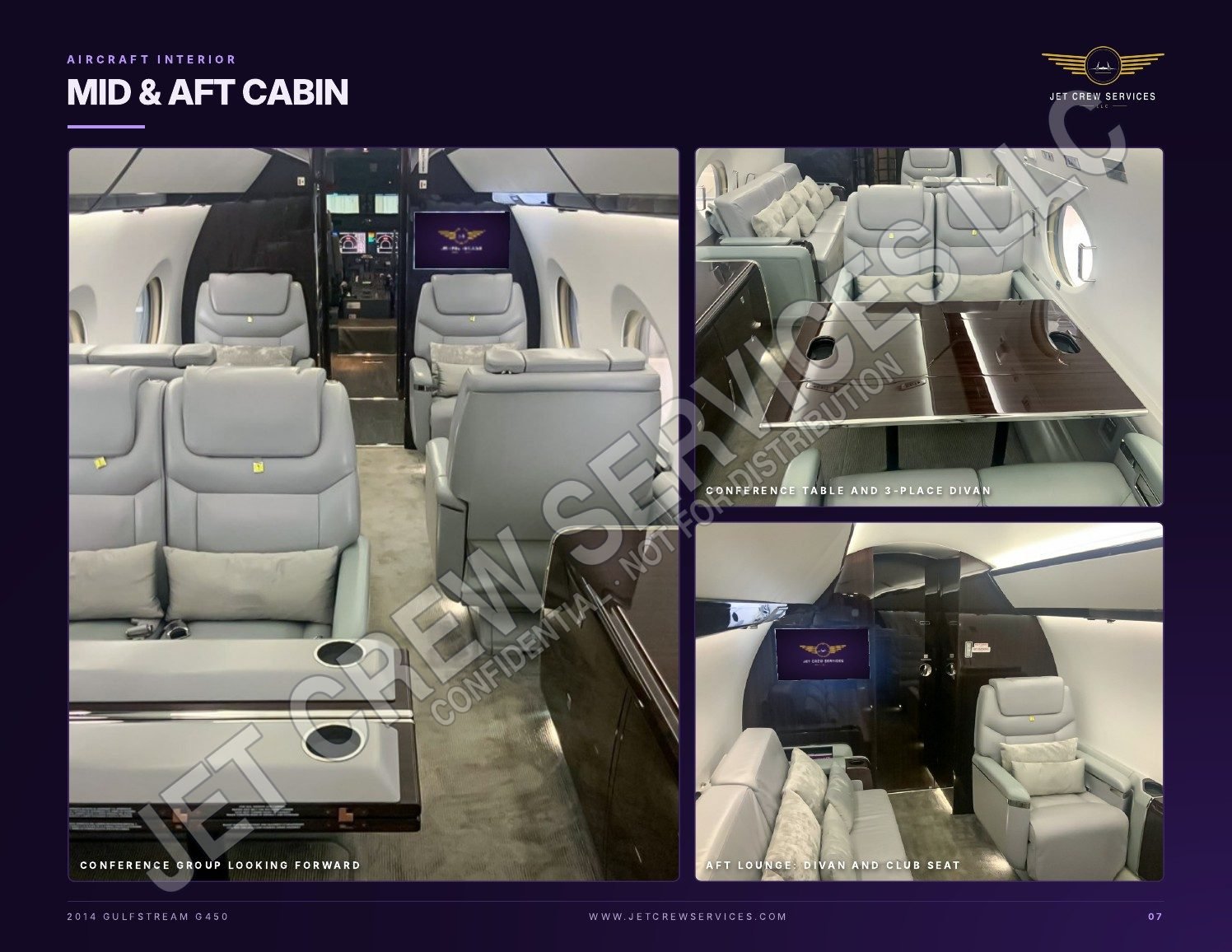 2014 Gulfstream G450 specification, page 7 of 8
